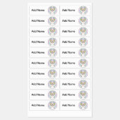 Fat Cat met Cheshire Cat Grin Labels (Vel)