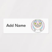 Fat Cat met Cheshire Cat Grin Labels (Design 2)