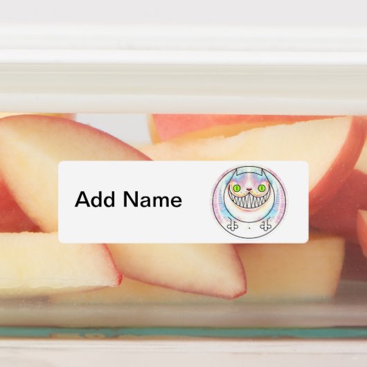 Fat Cat met Cheshire Cat Grin Labels (Aangebracht)