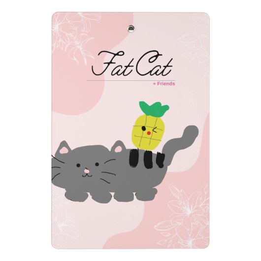 FAT CAT Mini Klembord (Achterkant)
