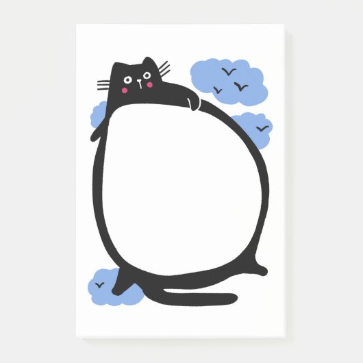 Fat Cat Notitieblok Post-it® Notes (Voorkant)