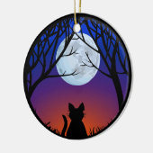 Fat Cat Ornament Personalized Cat Decoration Gift (Links)