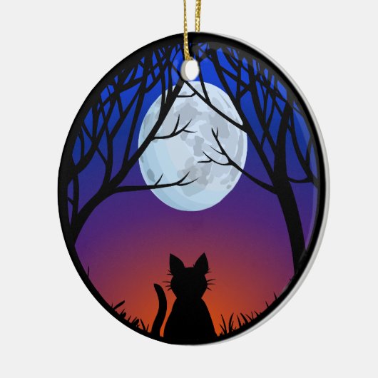 Fat Cat Ornament Personalized Cat Decoration Gift (Links)