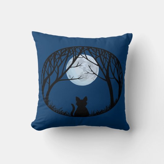 Fat Cat Pillow Fun Cat Lover Gifts and Decor Kussen (Voorkant)
