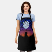 Fat Cat Schorten Cat Lover Art Schorten (Gedragen)