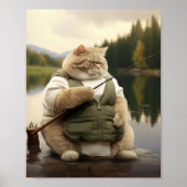 Fat Cat Vist Poster (Voorkant)