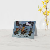 Fat Cats Jubileum Jam Kaart (Gele Bloem)