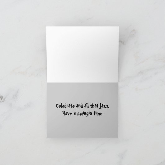 Fat Cats Jubileum Jam Kaart (Binnen)