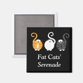Fat Cats' Serenade Magneet (Voorkant / Achterkant)