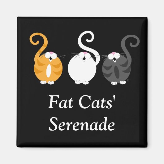 Fat Cats' Serenade Magneet (Voorkant)