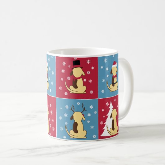 Fat Dog kerstmis mok (Voorkant rechts)