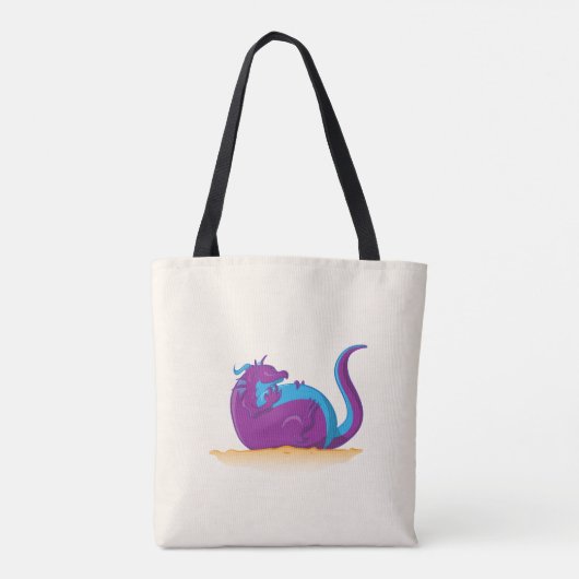 Fat Dragon Tote Bag (Achterkant)