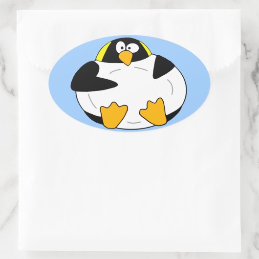 Fat Emperor Penguin Sticker (Tas)