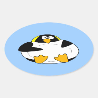 Fat Emperor Penguin Sticker