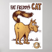 Fat Freddys Cat Fabulous Furry Freak Brothers Shir Poster (Voorkant)