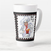 Fat French Chef Latte Mok Art (Rechterhoek)
