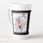 Fat French Chef Latte Mok Art (Linkerhoek)