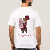 Fat Girl Cakes, Fredericksburg, VA T-shirt (Achterkant)