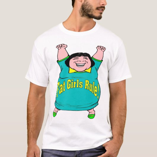 Fat Girls Rule T-shirt (Voorkant)