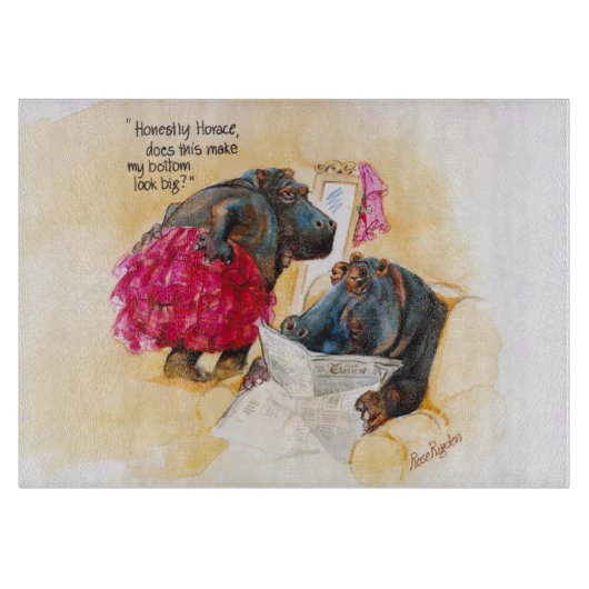 Fat hippo snijplank (Voorkant)