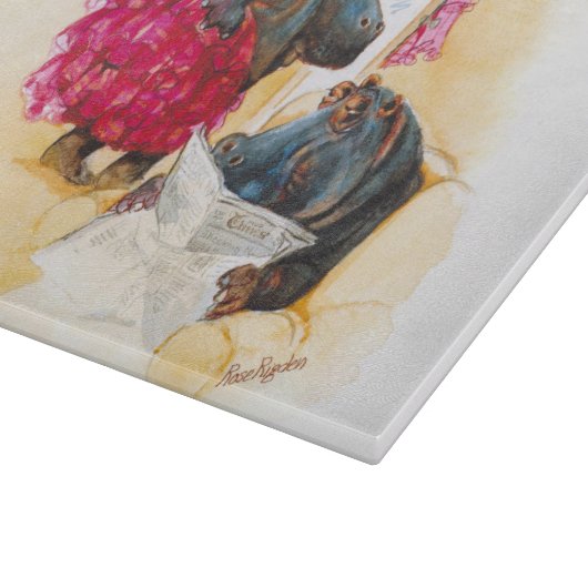 Fat hippo snijplank (Hoek)