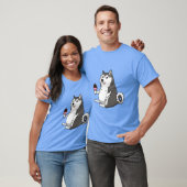 fat husky doge meme t-shirt (Unisex)