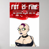 Fat is prima : Germaine Poster (Voorkant)
