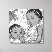 Fat Island-Baby Canvas Afdruk (Voorkant)