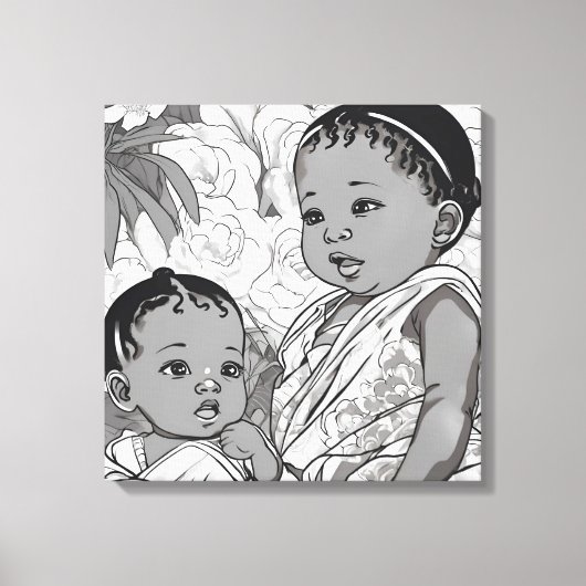 Fat Island-Baby Canvas Afdruk (Voorkant)