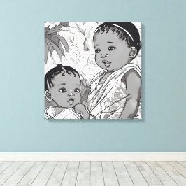 Fat Island-Baby Canvas Afdruk