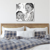 Fat Island-Baby Canvas Afdruk (Insitu (Slaapkamer))