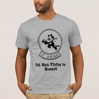 Fat Man Flying na Morave T-shirt