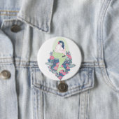 Fat Mermaid Botton Ronde Button 7,6 Cm (In situ)