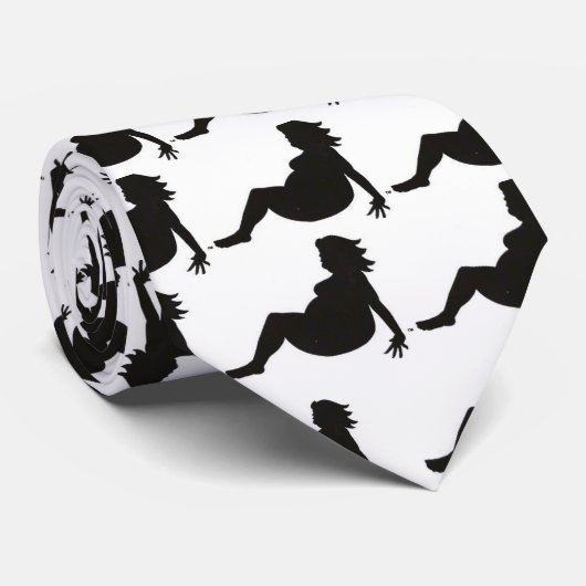 Fat_Mudflap_Girl, Fat_Mudflap_Girl, Fat_Mudflap... Stropdas (Opgerold)