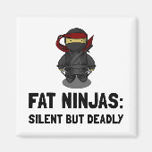 Fat Ninja Magneet (Voorkant)