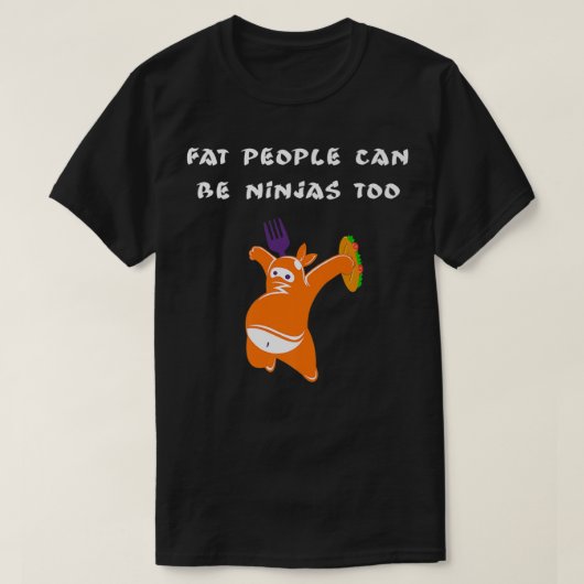 Fat Ninja Premium T-shirt (Design voorkant)
