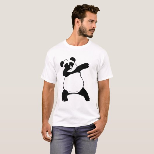 Fat Panda Dabbing Dance T-shirt (Voorkant volledig)
