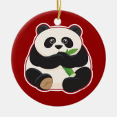 Fat Panda Keramisch Ornament (Voorkant)