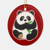 Fat Panda Keramisch Ornament (Links)