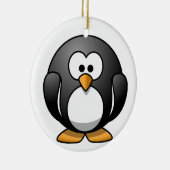 Fat Penguin Cartoon Ornament (Rechts)