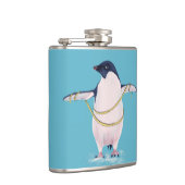 Fat Penguin in Diet Cute Funny Bird Heupfles (Rechts)