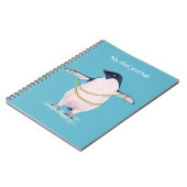 Fat Penguin in Diet Cute Funny Bird Notitieboek (Linkerzijde)