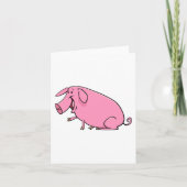 Fat Pink Pig Kaart (Voorkant)
