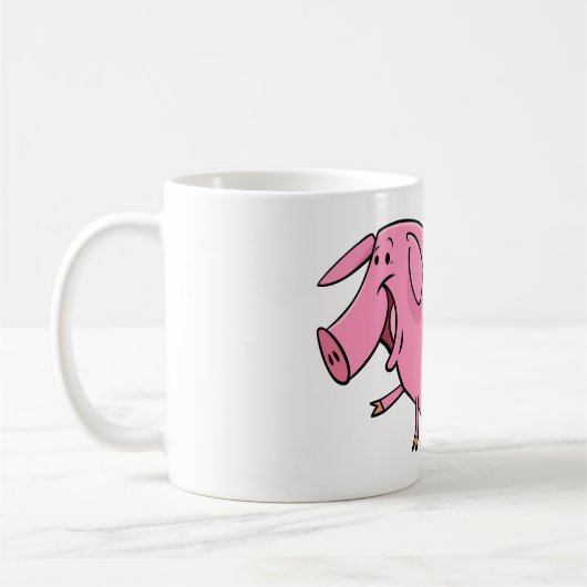 Fat Pink Pig Koffiemok (Links)
