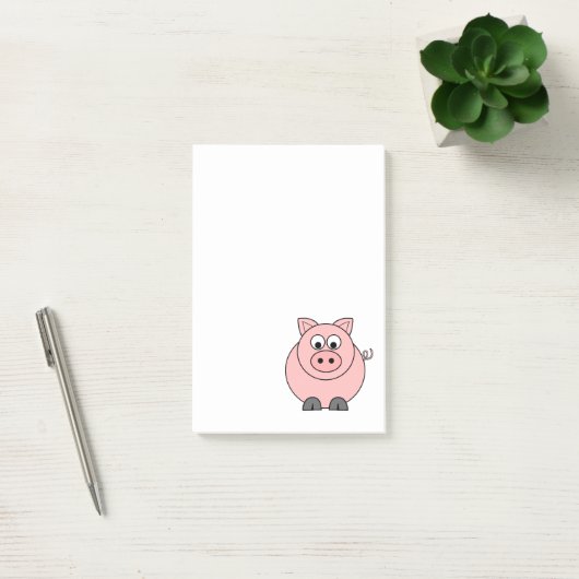 Fat Pink Pig Post-it® Notes (Kantoor)