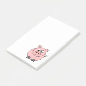 Fat Pink Pig Post-it® Notes (Schuin)