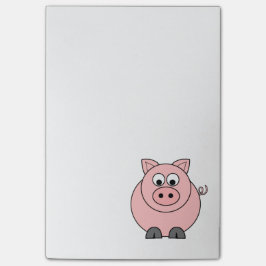 Fat Pink Pig Post-it® Notes