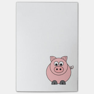 Fat Pink Pig Post-it® Notes