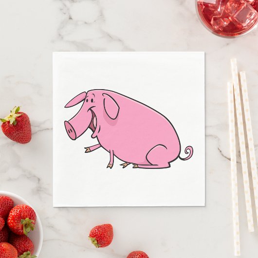 Fat Pink Pig Servet