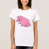 Fat Pink Pig T-shirt (Voorkant)